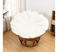 GUYANA Housse De Coussin Papasan Imperméable Facile à Nettoyer Jaune 100x100cm