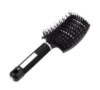 GUYANA Peigne Cheveux Peigne de Massage du Cuir chevelu for Filles, Brosse à Cheveux Humide et bouclée for Femmes, utilisée comme Outil de Coiffure en Salon Peigne (Color : Black)