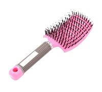 GUYANA Peigne Cheveux Peigne de Massage du Cuir chevelu for Filles, Brosse à Cheveux Humide et bouclée for Femmes, utilisée comme Outil de Coiffure en Salon Peigne (Color : Pink)