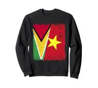 Guyana Vietnam Demi-Drapeau Guyanais Histoire vietnamienne Sweatshirt