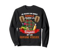 Guyane Madras Cadeau Homme Apéro Rhum Vieux Vacances Paradis Sweatshirt