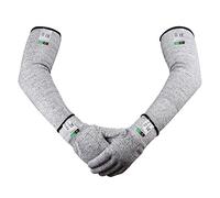 Guyarns Gants et Manches Anti Coupure, Certifié EN388 et Classé Niveau 5 (le plus élevé) Gants et Manches Résistants Aux Coupures pour Les Rravaux De Jardin (S)