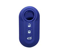 GUYFAM Auto Parts Porte-clés en silicone pour F-iat 500 Panda Ducato Lancia 500L 2013-2018 pour C-itroen Jumper Bleu marine