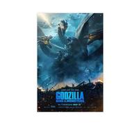 GUyfam Poster du film Godzilla Vs King Kong 32 - Décoration pour chambre à coucher, bureau, chambre - Cadeau - 60 x 90 cm