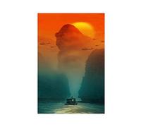 GUyfam Poster du film Godzilla Vs King Kong - Décoration murale pour salon, chambre à coucher - 30 x 45 cm