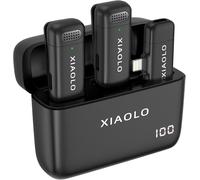 GUYH-Micro Cravate Sans Fil Pour Iphone,Microphone À Pince À Réduction De Bruit Pour Un Enregistrement Audio Clair Pour Les Vlogs,Youtube,Interviews