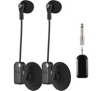 GUYH-Récepteur De Microphone Sans Fil 2,4 G Avec Ventouse Amovible,Haut-Parleurs Accordéon,Amplificateur De Voix,Microphone À Réduction Du Bruit En Direct,Portée De 40 M (Avec 2 Microphones)