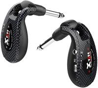 GUYH-U2 Wireless Digital Transmitter/Receiver System For Guitar,Bass And Other Instruments,Rechargeable,2.4 Ghz Carbon