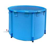 Guyifuny Bassin à Poissons en Toile avec Cadre Pliable en Plastique pour étang à Poissons, Bassin à koï, Toile épaisse pour l'irrigation agricole, idéal pour la Culture de koïs, Utilisation dans Le j