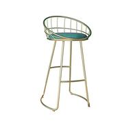 Guyifuny Tabourets de Bar de Cuisine avec accoudoirs et dossiers, Tabouret de Bar rembourré en Velours avec Assise en Velours, Chaise de Salle à Manger pour Bistro, îlot de Petit-déjeuner, Coussin ve