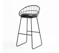 Guyifuny Tabourets de Bar Hauts en Cuir synthétique avec Pieds en métal doré - Charge maximale : 150 kg | Hauteur d'assise : 65/75 cm (65 cm)