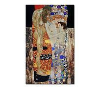 Guying Art Les trois âges de la femme par Gustav Klimt peintures à l'huile sur le mur photos chambre toile affiches et impressions décor à la maison 40x80 cm sans cadre