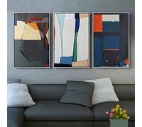 Guying Art Moderne Rétro Couleur Combinaison Mur Peinture Affiches Imprime Abstrait Mur Photos Pour Salon Galerie Décor À La Maison 70x100cm(28x39in) x3 Sans Cadre