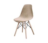 GUYIRT Housse Chaise Lot De 2 4 6, Velours Housse De Chaise Scandinave Antidérapant Lavable Housse pour Chaise De Salle à Manger Scandinave-Chameau-4 pièces