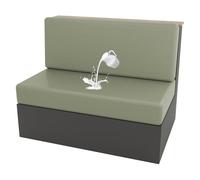 GUYIRT Housse de banc imperméable en cuir extensible pour chien, chat, enfant (vert, 1 housse de dossier et 1 housse de banc)