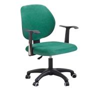 GUYIRT Housse De Chaise De Bureau Extensible, Housse De Siège De Chaise épaisse Universelle Housses De Chaise Housses Lavables pour Chaises De Bureau-Vert