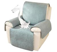 GUYIRT Housse pour Fauteuil Relax Electrique Imperméable Housse De Fauteuil Relax 1 Place Housse De Protection pour Canapé Relax Electrique (Bleu)