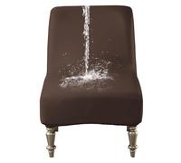 GUYIRT Housses de chaise d'appoint sans accoudoirs, imperméable, en cuir synthétique, pour salon, salle à manger, hôtel (café)