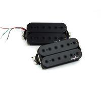 Guyker Alnico HBBA5-BK-XBB Lot de micros pour guitare électrique à 6 cordes Humbucker, 5 cous/chevalets, double bobinage