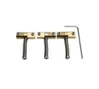 Guyker Compensated Brass Saddles Set of 3-10.8mm Barrel Wilkinson-Style Bridge Saddle with Wrench Compatible with Fender Telecaster Tele Vintage Electric Guitar Replacement Part