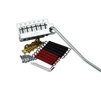 Guyker GG1009AB-T Chevalet de trémolo pour guitare Espacement des cordes 10,5 mm avec selle à rouleau en laiton et bloc en laiton, ressort et griffe, barre vibrato pop-in, kit d'installation complet,