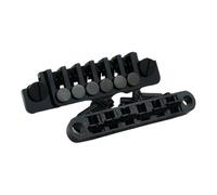 Guyker Guitar Tune-O-Matic Saddle Bridge BM003 and Vintage Stop Bar Lock TP6 Tailpiece Combo Replacement Compatible with Gibson Les Paul LP SG Style 6 Strings Electric Guitar (Black)