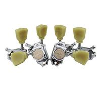 Guyker Lot de 3 mécaniques de verrouillage de style vintage pour guitare - Ratio 1:15 - Mécaniques de rechange pour guitare électrique, acoustique ou folk - Chromé