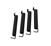 Guyker Lot de 4 ressorts de trémolo silencieux pour guitare électrique FR Fender Strat ST Stratocaster Noir