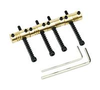 Guyker Lot de 4 selles de chevalet de basse 19 mm en laiton avec clé de rechange