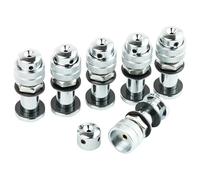 Guyker Lot de 6 chevilles d'accordage chromées pour guitare GK01