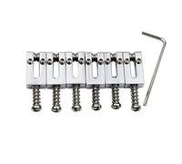 Guyker Selles de chevalet trémolo de 10,8 mm pour guitare électrique Strat ST Tele TL (lot de 6, chrome)