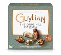 Guylian Lot de 22 chocolats au chocolat belge, chocolats farcis au praliné aux noisettes, boîte de chocolats en forme de coquillage, 22 unités - 250 g