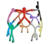 Guyode 10 Pièces Jouet Enfant 2/3/4 Ans, Sûr et Non Toxique Construction Magnetique Enfant, Doux Magnet Frigo, Coloré Magnetic Tiles pour Tableaux Blancs Casiers Portes D'Armoires Les Enfants