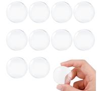 Guyode 18 Pièces Tampon Transparent Résistant aux Chocs et au Bruit Tampon Porte Silicone Transparent Auto-adhésif Protege Porte S'applique à Protection de Armoire Salle de Bain Chambre Bureau