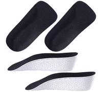 Guyode 2 Paire Semelle Rehaussante, 3.5 cm Talonnette Grandissante Invisibles pour Homme et Femme, Semelles Chaussures Augmenter, Talon invisible, Arch Support Height Increase Insoles