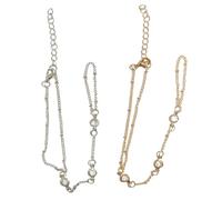 Guyode 2 Pièces Bracelet avec Anneau Bohème, Pendentif et Bracelet Hand Chain Ring, Bracelets à Anneau, Chaîne de Main Bracelets à Main Réglable, Chaîne de Bague de Doigt Zircone