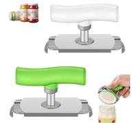 Guyode 2 Pièces Ouvre Bocal Sans Effort Robuste can Opener Type D'économie de Main-d'œuvre Ouvre Bocaux Conception de Boucle Réglable S'applique à Enfants Personnes âgées Famille Boutique Cuisine