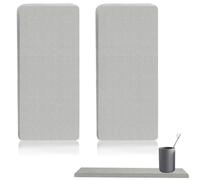 Guyode 2 Pièces Terre de Diatomée, 22 x 8CM Dessous de Verre, Stockage Tapi Bain Diatomite, Tapis Diatomite Tapis Vaisselle Absorbant pour Une Utilisation Avec Une Eponge à Gobelet à Savon Unes brosse