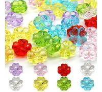 Guyode 200 Pièces Perles D'eau, Perles de Gel pour Fleurs et Plantes, TrèFle à Quatre Feuilles Décoratives pour Centre de Table de Mariage Fêtes Remplissage de Vase (Multicolore)
