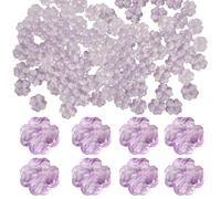 Guyode 200 Pièces Perles D'eau, Perles de Gel pour Fleurs et Plantes, TrèFle à Quatre Feuilles Décoratives pour Centre de Table de Mariage Fêtes Remplissage de Vase (Violet)