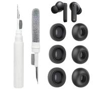 Guyode 3 Pièces Silicone Swimming Earbuds et 1 Stylo de Nettoyage pour Casque Bluetooth Réduction du Bruit avec des Embouts D’Oreille Antidérapant Embouts Auriculaires de Rechange pour Quotidiens