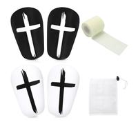 Guyode 6 Pièces Mini Protege Tibia Foot Protege Tibia Foot Enfant Football Shin Guards Football Enfant Manchon Compression Mollet Ballon Personnalisé pour Hommes Femmes Enfants et JeunesSport