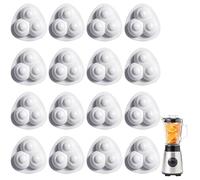 Guyode Lot de 16 roulettes pour déplacer des meubles de roues à billes pour meubles Rotation de 360 degrés, roues pivotantes auto-adhésives pour armoires de réfrigérateur, table de chaises, machine à