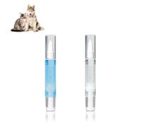 Guyode Stylo Brosse a Dent Chien +Blanchiment Stylo, Pet Oral Repair Gel, De Réparation Buccale pour Animaux De Compagnie pour Chat Elimination des Taches de Pierre Dentaire, Détartreur de Dents
