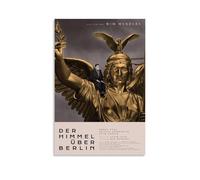 GUYREWGRUG Poster Der Himmel Über Berlin pour chambre à coucher, décoration murale sur toile, 60 x 90 cm, sans cadre