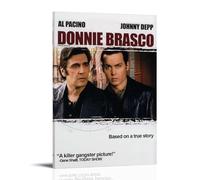 GUYREWGRUG Poster Donnie Brasco pour chambre à coucher, décoration murale sur toile, 40 x 60 cm, style cadre