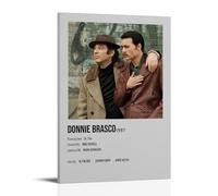 GUYREWGRUG Poster Donnie Brasco pour chambre à coucher, décoration murale sur toile, 50 x 75 cm, style cadre