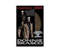 GUYREWGRUG Poster Donnie Brasco pour chambre à coucher, décoration murale sur toile, sans cadre, 20 x 30 cm