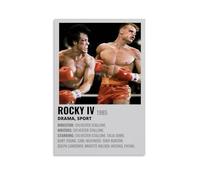 GUYREWGRUG Poster Rocky pour chambre à coucher, décoration murale sur toile, affiche 50 x 75 cm, style sans cadre