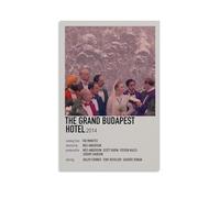 GUYREWGRUG Poster sur toile The Grand Budapest Hôtel pour chambre à coucher Décoration murale 60 x 90 cm Sans cadre